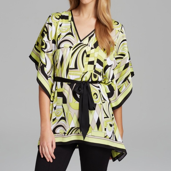 MICHAEL KORS V-Neck Belted Kimono Top (Sm./Med)NWT - Picture 3 of 3